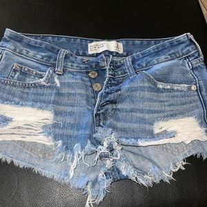 Abercrombie and Fitch jean shorts